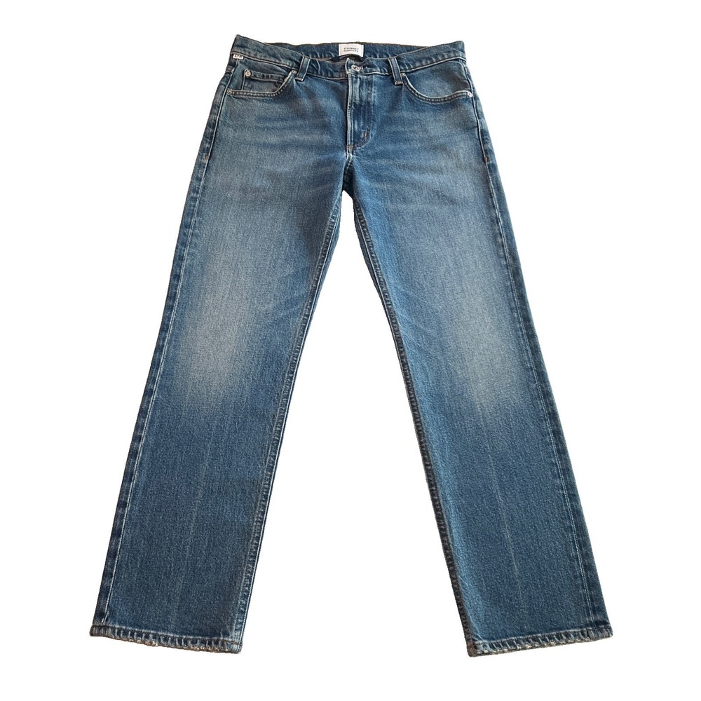 Citizens of Humanity Anissa Low Rise Straight Jeans Cruise Blue Women's 27